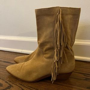 Rebecca Minkoff Fringe Western Boots